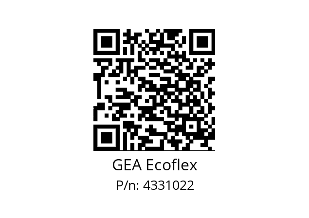   GEA Ecoflex 4331022