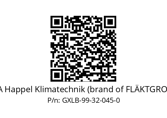   GEA Happel Klimatechnik (brand of FLÄKTGROUP) GXLB-99-32-045-0