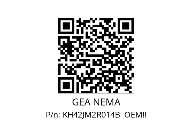   GEA NEMA KH42JM2R014B  OEM!!