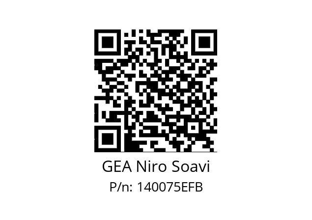   GEA Niro Soavi 140075EFB