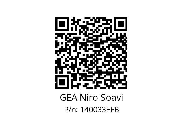  95314033591 GEA Niro Soavi 140033EFB