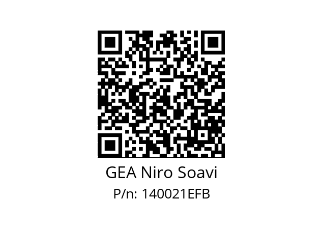  95314021591 GEA Niro Soavi 140021EFB