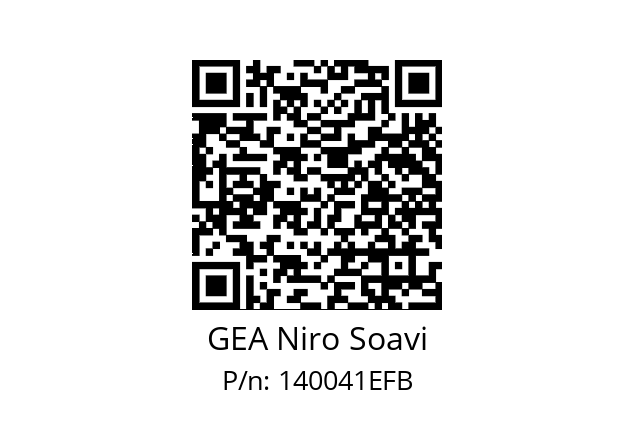  95314041591 GEA Niro Soavi 140041EFB