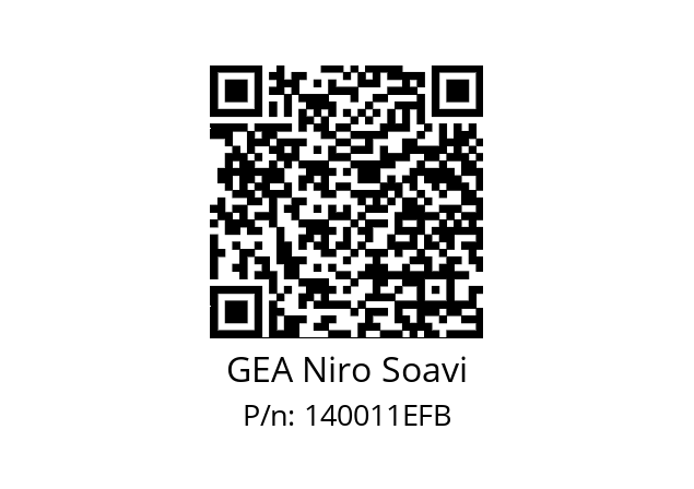  95314011591 GEA Niro Soavi 140011EFB