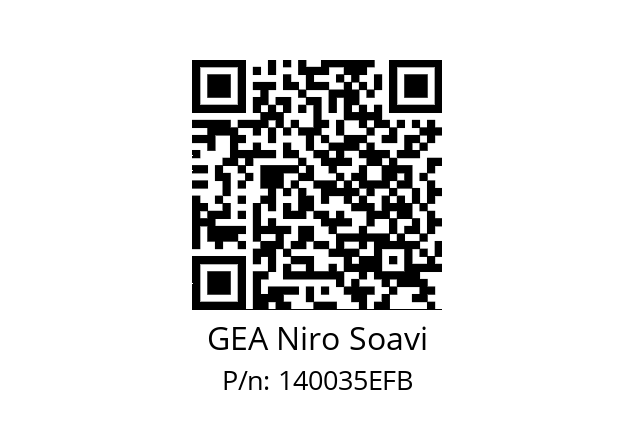   GEA Niro Soavi 140035EFB