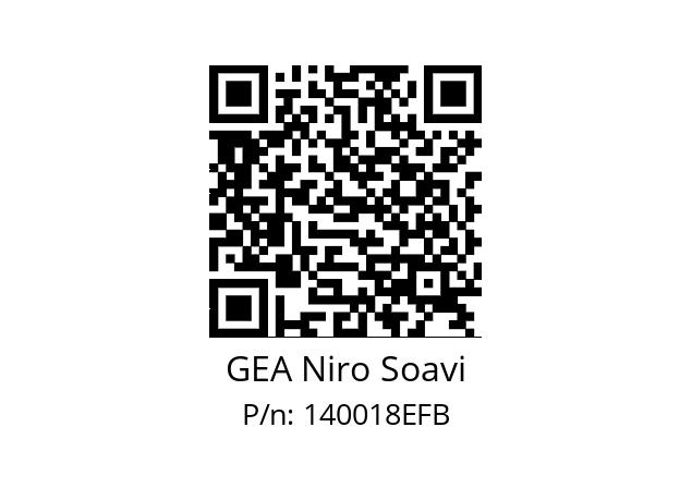   GEA Niro Soavi 140018EFB