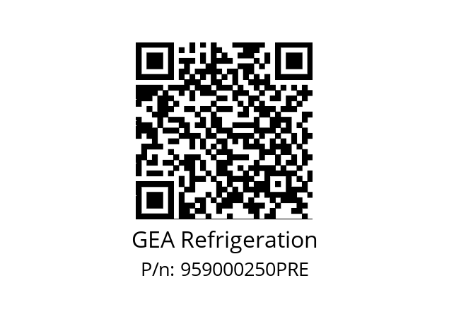   GEA Refrigeration 959000250PRE