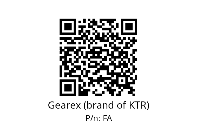   Gearex (brand of KTR) FA