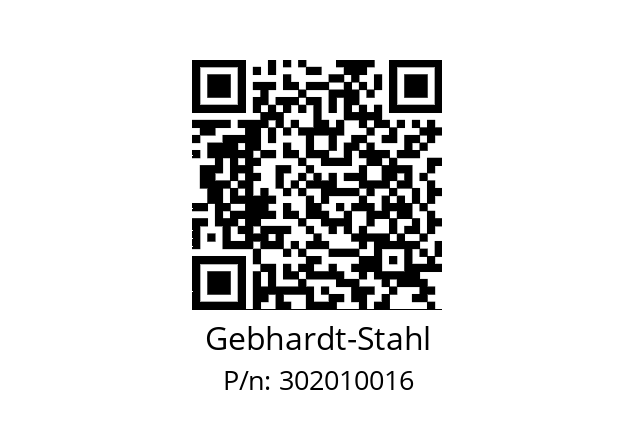   Gebhardt-Stahl 302010016