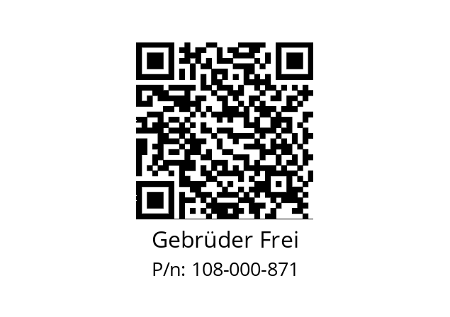   Gebrüder Frei 108-000-871