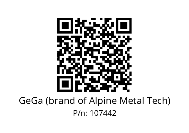   GeGa (brand of Alpine Metal Tech) 107442