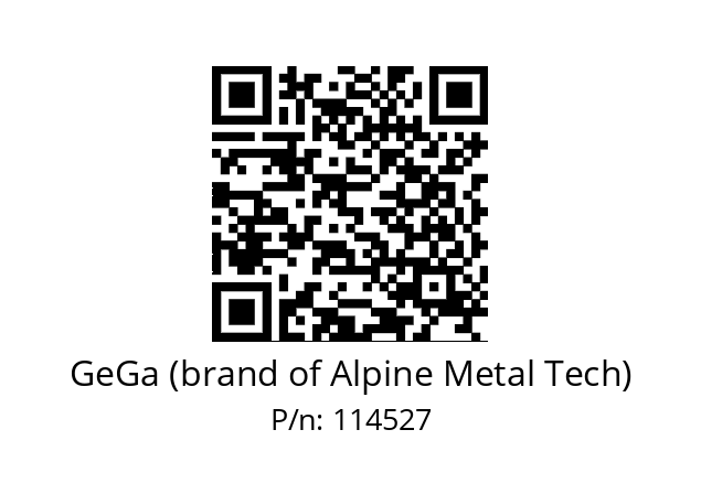   GeGa (brand of Alpine Metal Tech) 114527