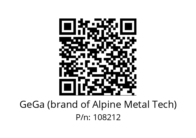   GeGa (brand of Alpine Metal Tech) 108212