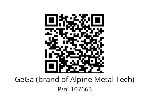   GeGa (brand of Alpine Metal Tech) 107663