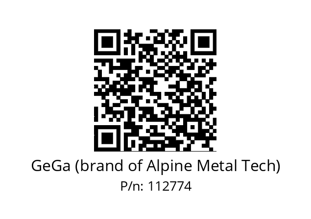   GeGa (brand of Alpine Metal Tech) 112774