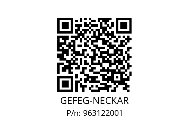   GEFEG-NECKAR 963122001