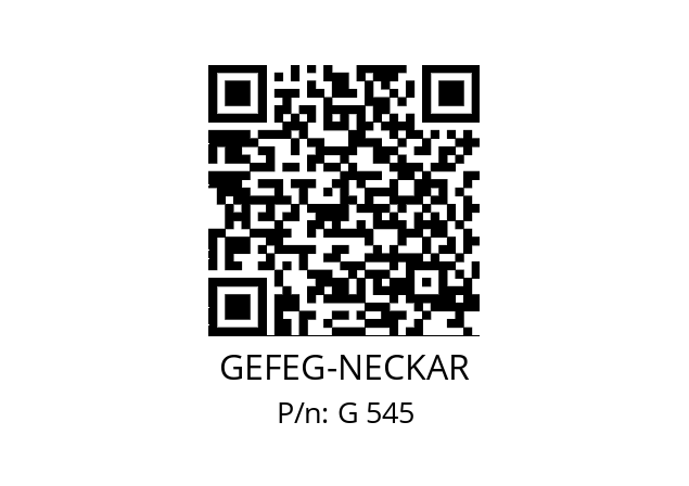   GEFEG-NECKAR G 545