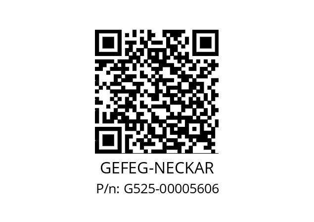   GEFEG-NECKAR G525-00005606