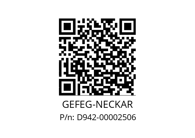   GEFEG-NECKAR D942-00002506