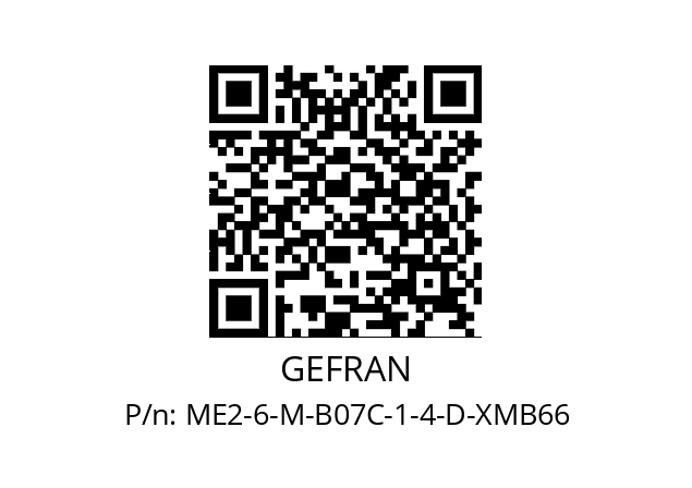   GEFRAN ME2-6-M-B07C-1-4-D-XMB66