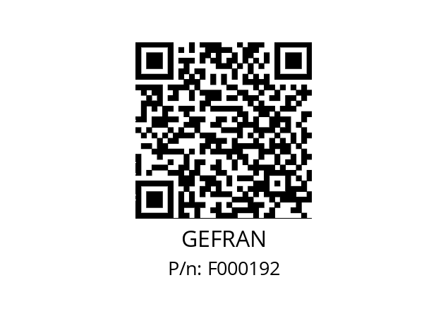   GEFRAN F000192