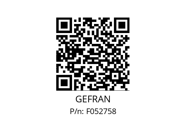   GEFRAN F052758