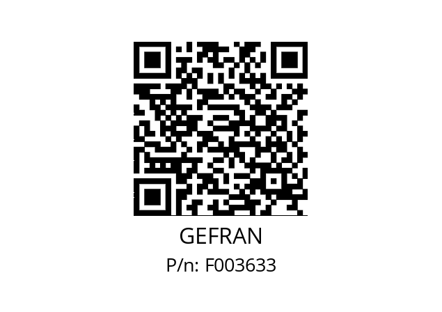   GEFRAN F003633