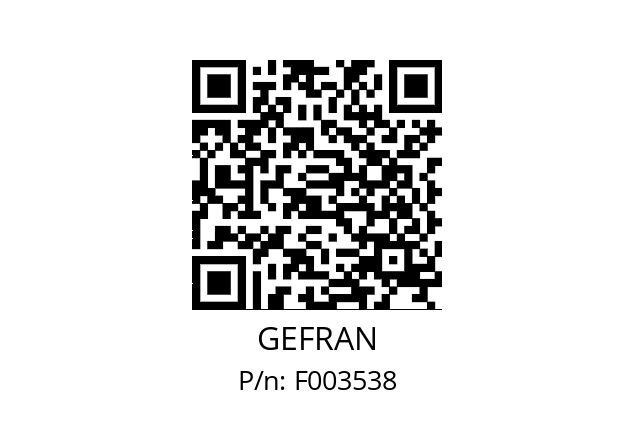   GEFRAN F003538