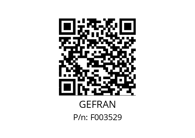   GEFRAN F003529