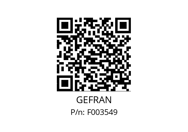   GEFRAN F003549