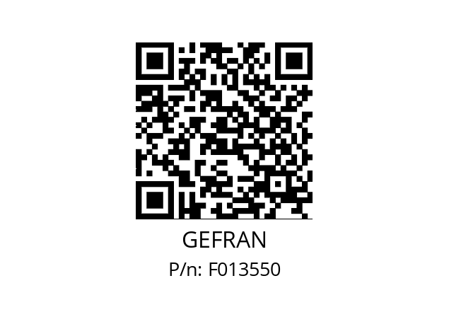   GEFRAN F013550