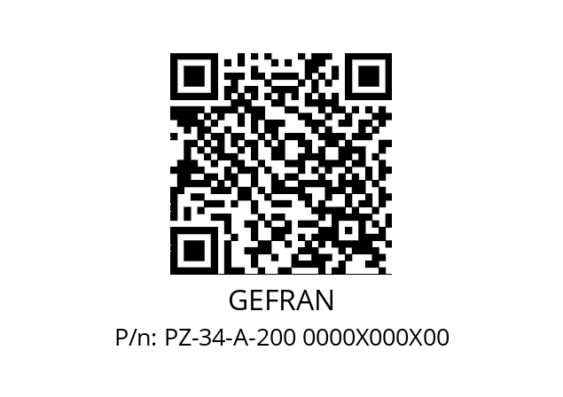   GEFRAN PZ-34-A-200 0000X000X00