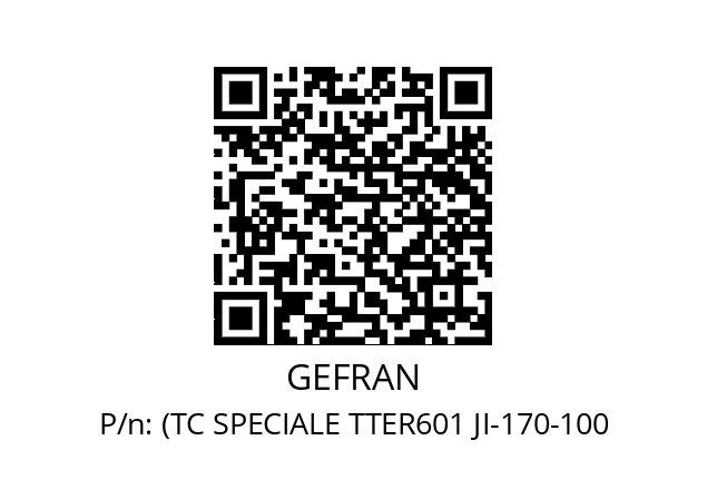   GEFRAN (TC SPECIALE TTER601 JI-170-100