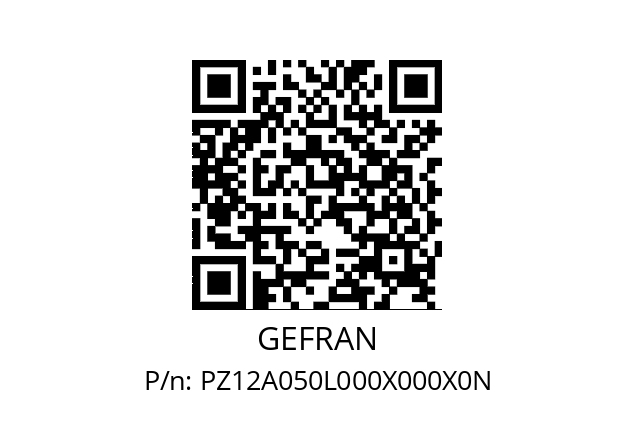 Wegsensor  GEFRAN PZ12A050L000X000X0N