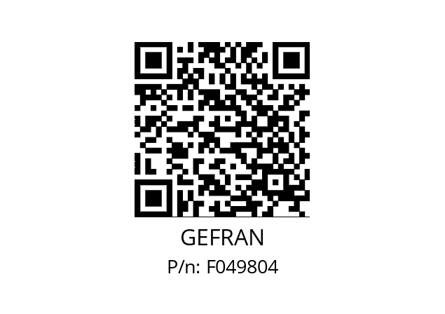   GEFRAN F049804