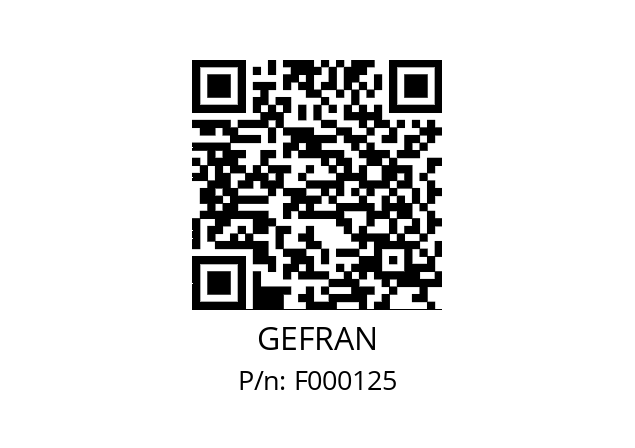   GEFRAN F000125