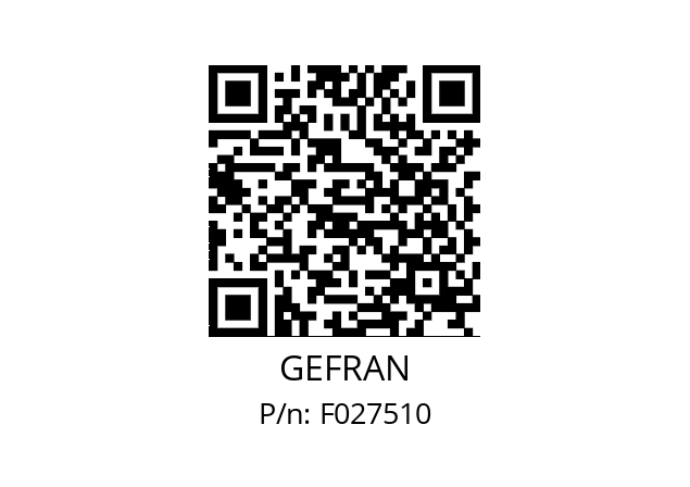   GEFRAN F027510