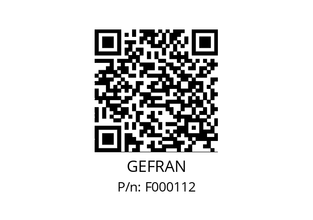   GEFRAN F000112