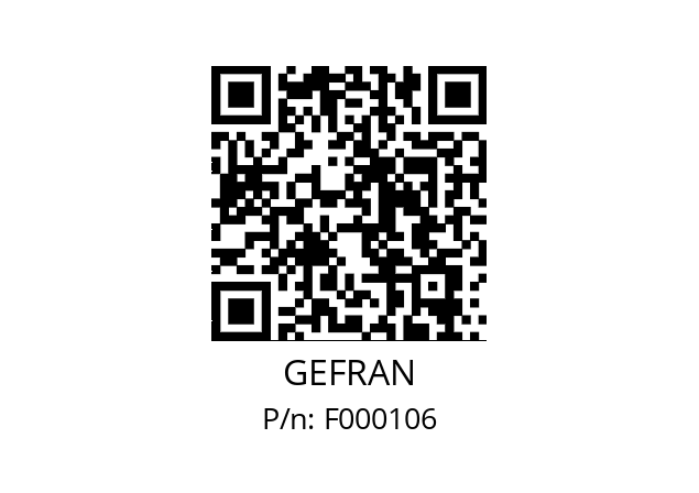   GEFRAN F000106