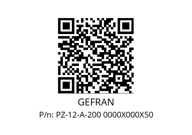   GEFRAN PZ-12-A-200 0000X000X50