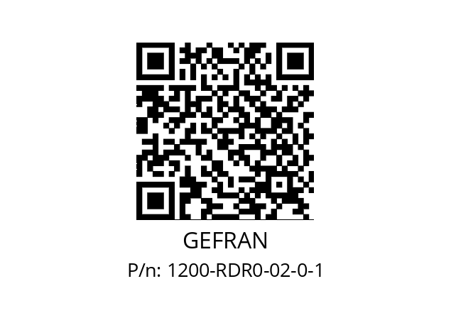   GEFRAN 1200-RDR0-02-0-1