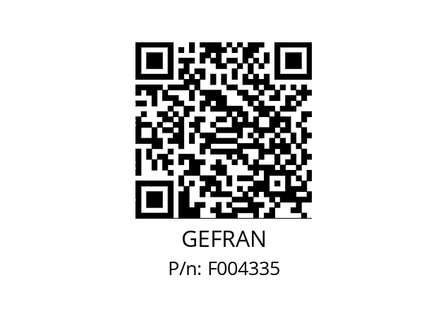   GEFRAN F004335