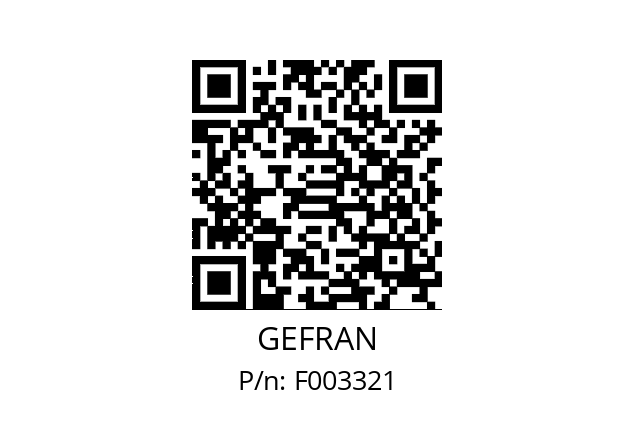   GEFRAN F003321