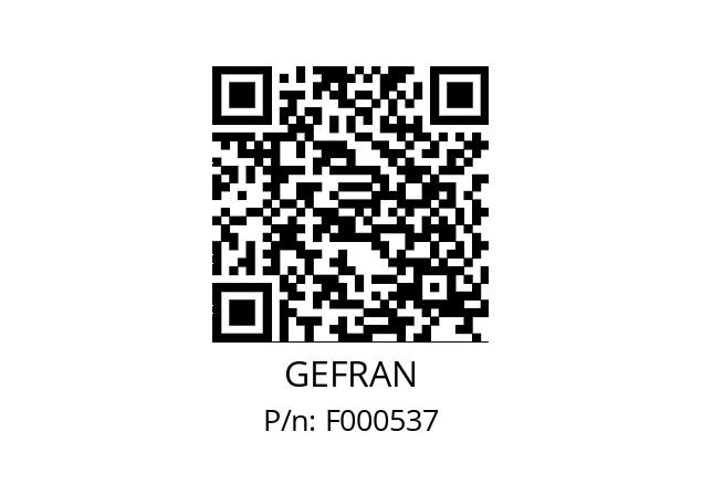   GEFRAN F000537