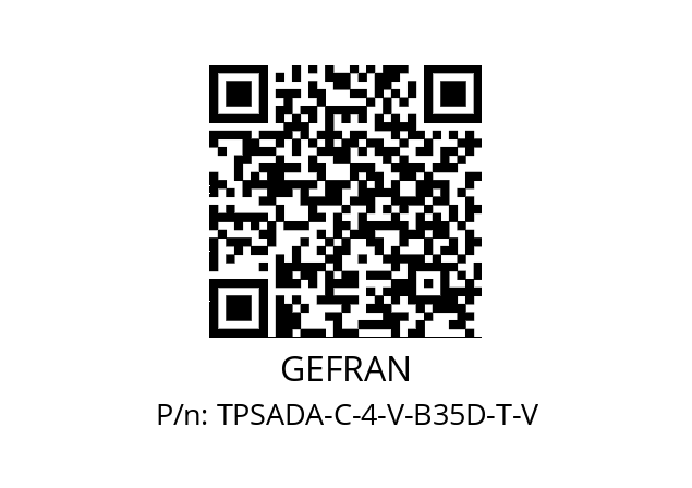   GEFRAN TPSADA-C-4-V-B35D-T-V