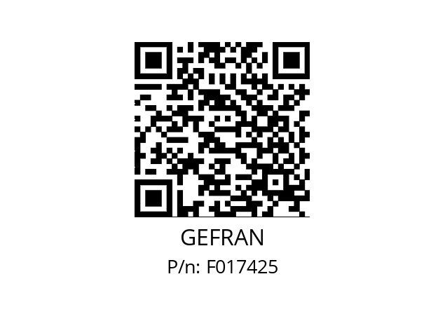   GEFRAN F017425