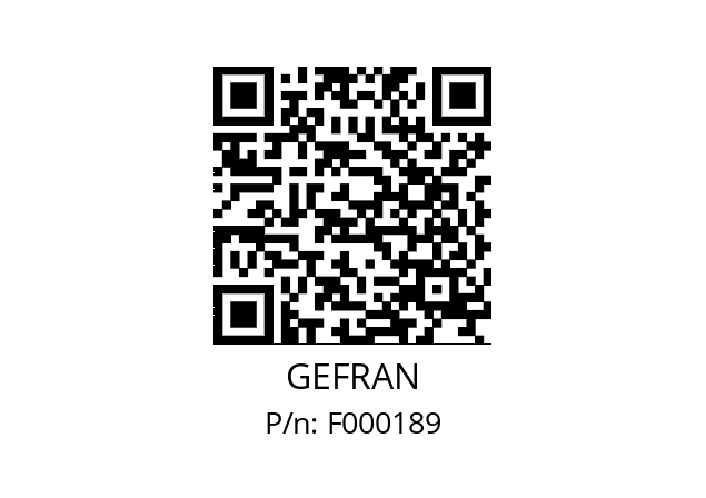   GEFRAN F000189