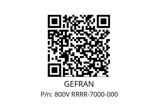   GEFRAN 800V RRRR-7000-000