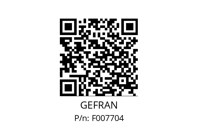   GEFRAN F007704