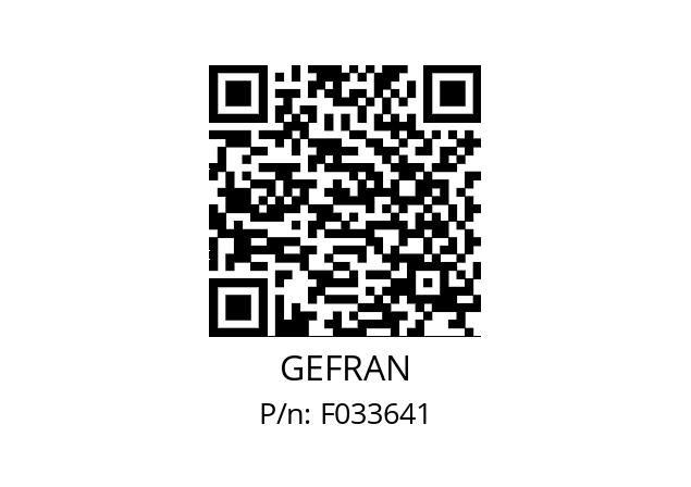   GEFRAN F033641